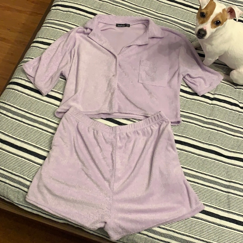 💜Boohoo Lavender Beach Set💜